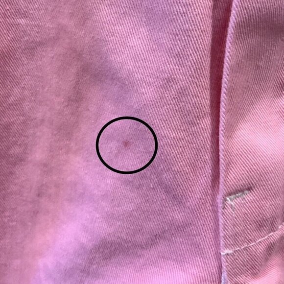 Davidson Studio Dyed Pink Bib Overalls Size 30x32 Rugged Blue Brand Painter - Picture 8 of 10